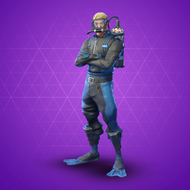 The Wreck Raider is the name of one of the epic male skin outfits for the game Fortnite Battle Royale. Outfits change the appearance of the player, but do not have any added function or benefit except for aesthetical. This outfit is the male version of the Reef Ranger outfit.
